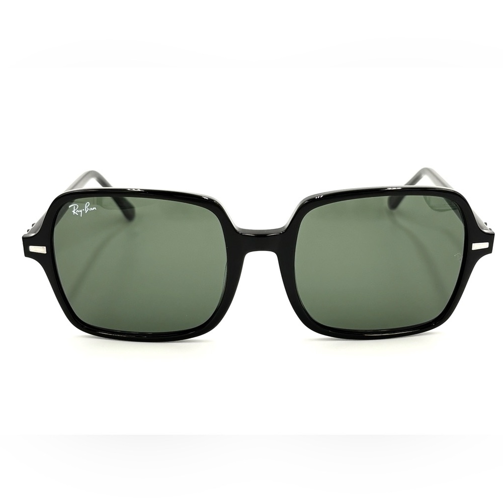 Ray-Ban Black Square Sunglasses with Dark Lenses - Picture 14 of 14